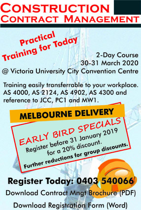 Kiron Construction Contract Management Training AS 4000